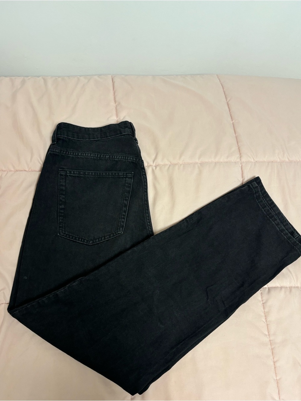 Relaxed 90’s High Rise Black Jeans